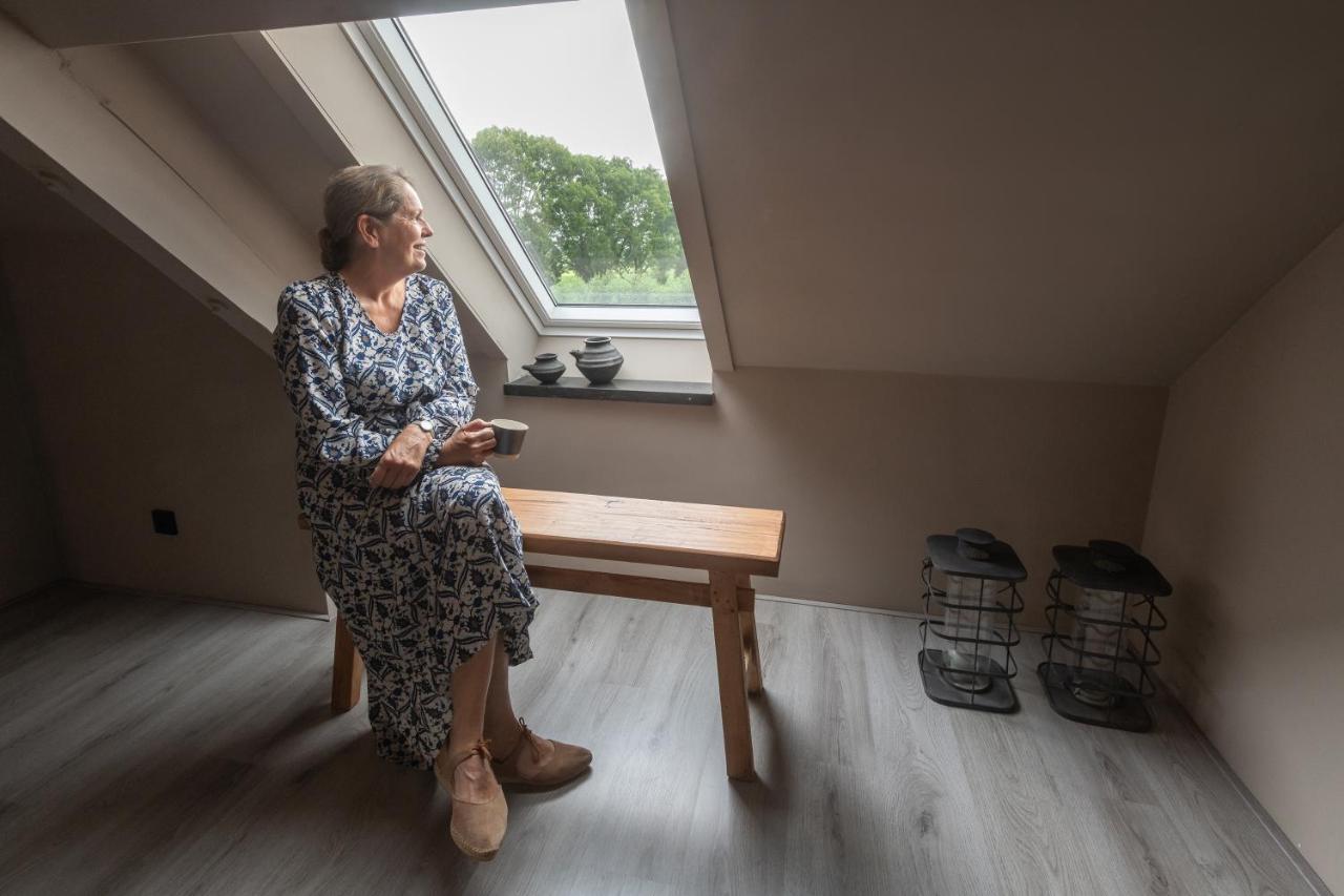 Landelijke Boerderijkamer, Dichtbij Kinderdijk Oud-Alblas エクステリア 写真